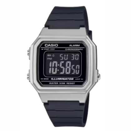 Casio General Youth Digital W-217HM-7BV Black Resin Band Watch